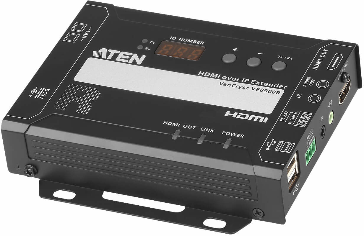 aten ve8900r moltiplicatore av ricevitore nero [ve8900r]