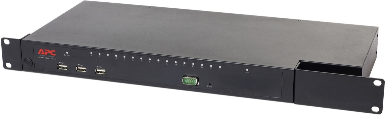 apc kvm1116r switch per keyboard-video-mouse (kvm) montaggio rack nero [kvm1116r]