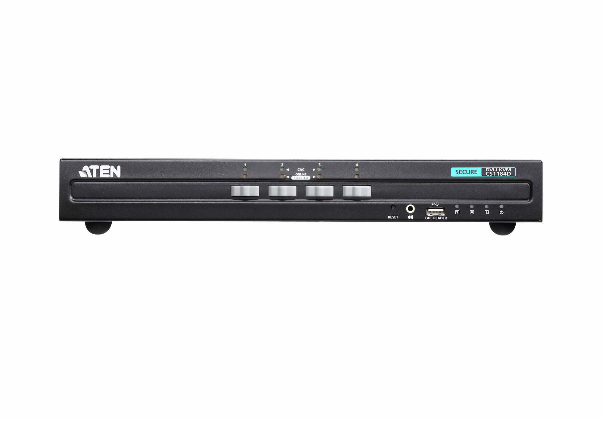 aten cs1184d switch per keyboard-video-mouse (kvm) montaggio rack nero [cs1184d-at-g]