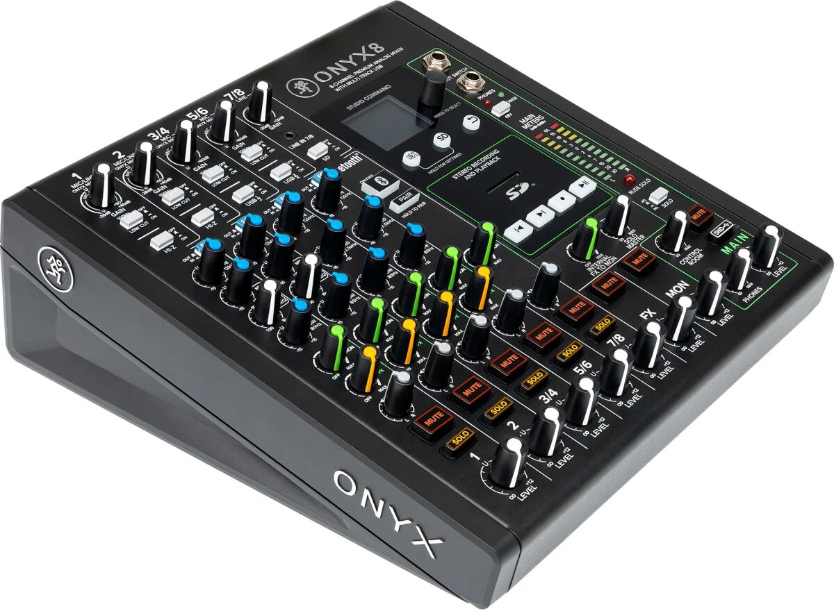 Mackie Mixer audio  ONYX 8 canali 20 - 30000 Hz Nero