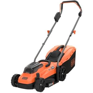 Black & Decker BCMW3318L2 Tagliaerba a spinta Batteria Nero, Arancione [BCMW3318L2-QW]