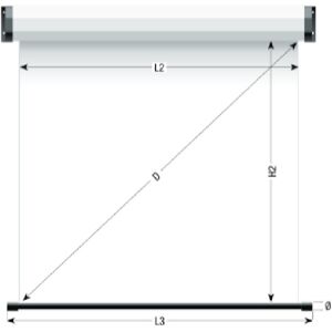 Sopar 5241 schermo per proiettore 2,62 m (103