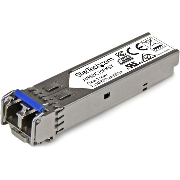 startech.com hpe j4859c compatibile ricetrasmettitore sfp - 1000base-lx 10 unità [j4859c10pkst]