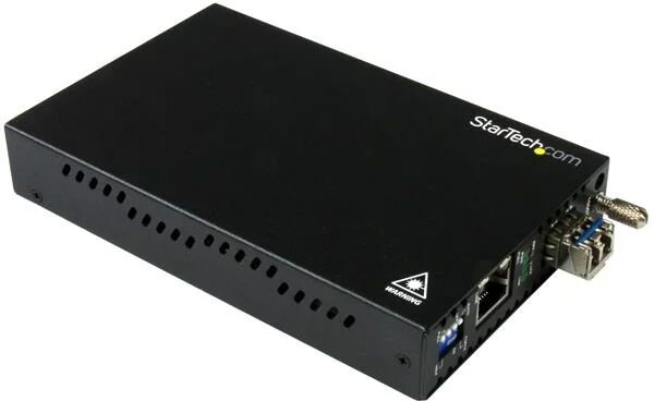 startech.com convertitore multimediale gigabit ethernet rame a fibra - sm lc 10km [et91000sm10]