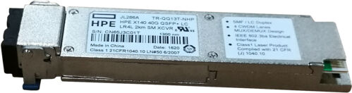 hp x140 40g qsfp+ lc lr4l 2km sm modulo del ricetrasmettitore di rete fibra ottica 40000 mbit/s [jl286a]