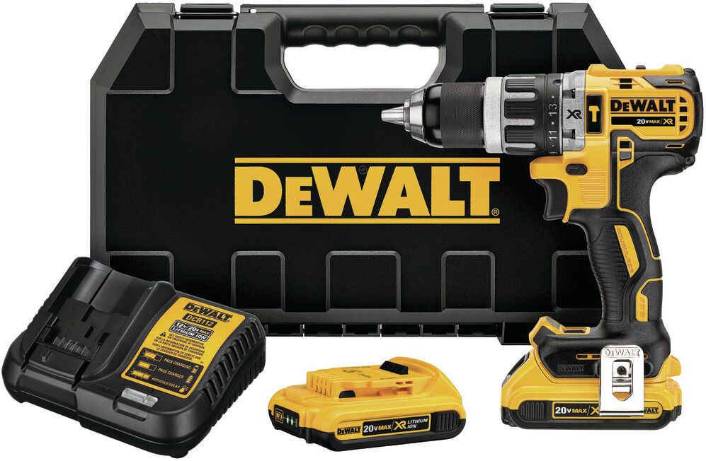 dewalt dcd796d2-qw trapano senza chiave 1,6 kg nero, giallo con batteria e caricabatteria [dcd796d2-qw]