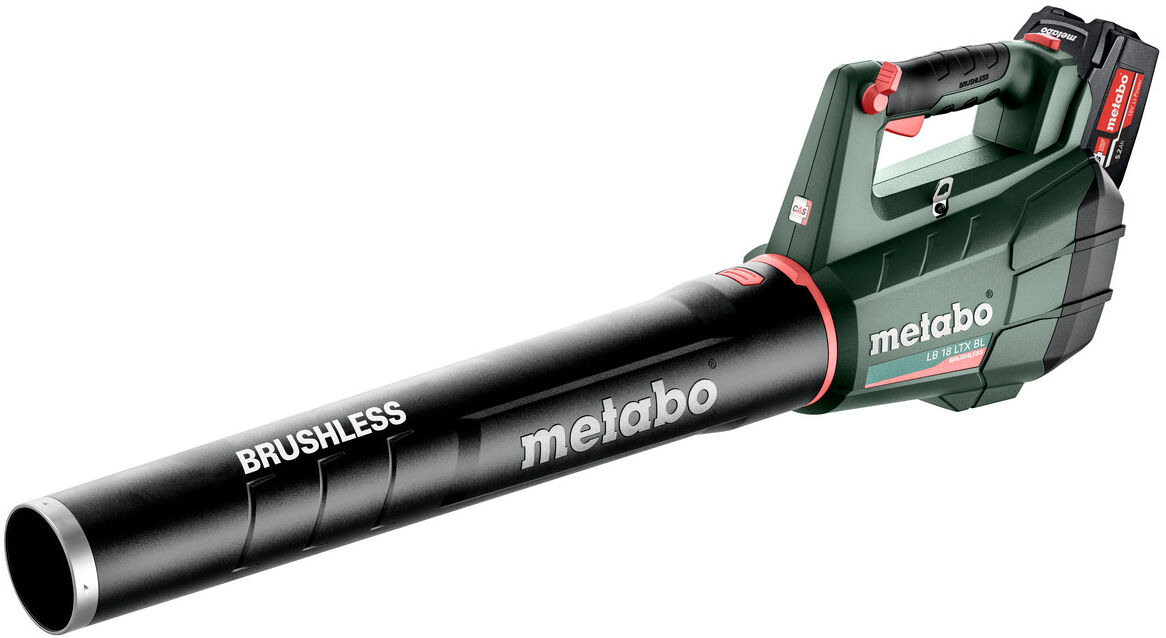 metabo lb 18 ltx bl soffiatore di foglie cordless 150 km/h nero, verde, rosso v ioni litio [601607650]