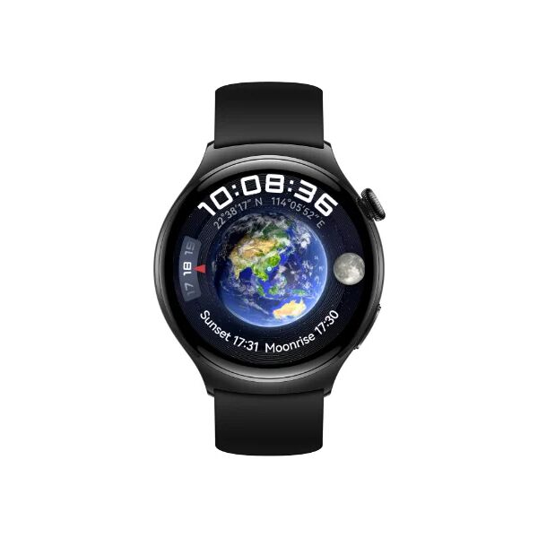 huawei smartwatch  watch 4 3,81 cm (1.5) amoled 46 mm digitale 466 x pixel touch screen nero wi-fi gps (satellitare) [55020amn]