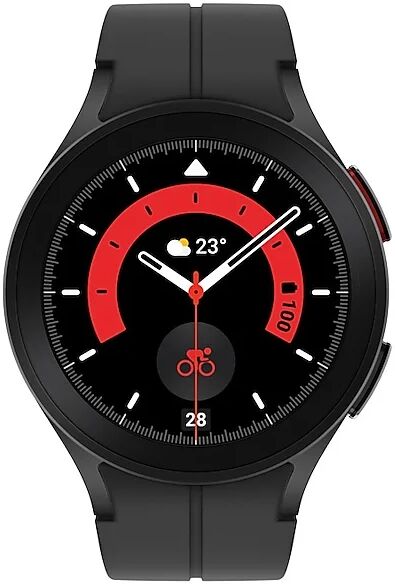 samsung smartwatch  galaxy watch5 pro 3,56 cm (1.4) oled 45 mm digitale 450 x pixel touch screen 4g nero wi-fi gps (satellitare) [sm-r925fzkadbt]