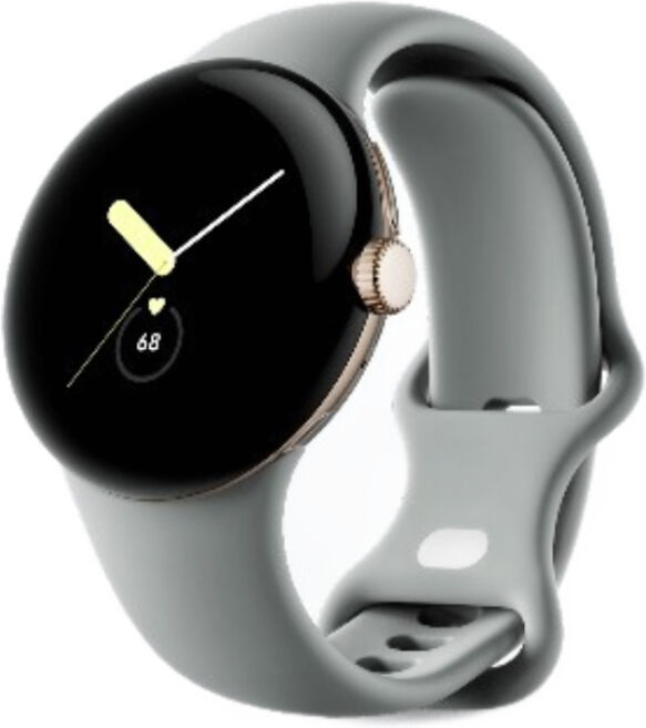 google smartwatch  pixel watch amoled 41 mm digitale touch screen 4g oro wi-fi gps (satellitare) [0840244602673]