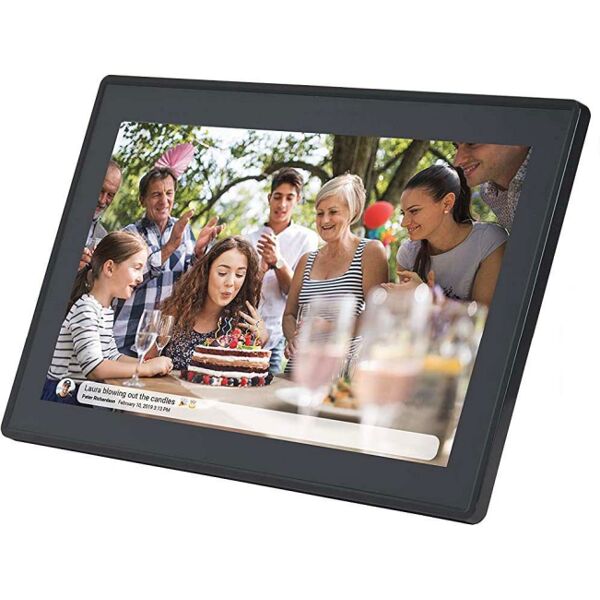 braun digiframe 1518 wifi cornice per foto digitali nero 39,6 cm (15.6) touch screen wi-fi [21254]