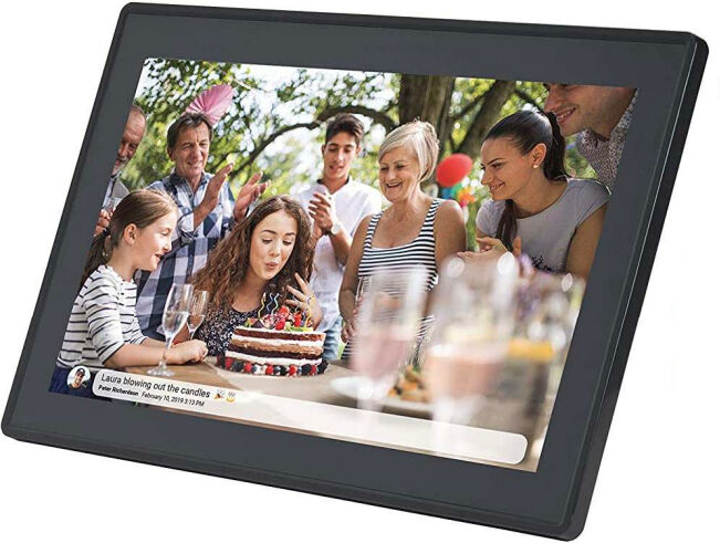 Braun DigiFrame 1518 WiFi cornice per foto digitali Nero 39,6 cm (15.6") Touch screen Wi-Fi [21254]