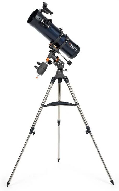 celestron telescopio  astromaster 130eq riflettore 33x nero, blu, grigio