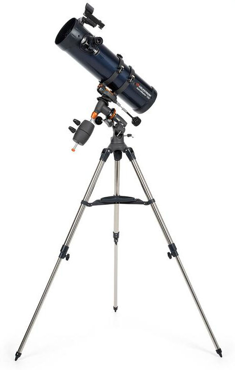 celestron telescopio  astromaster 130eq riflettore 33x nero, blu, grigio [ce31045]