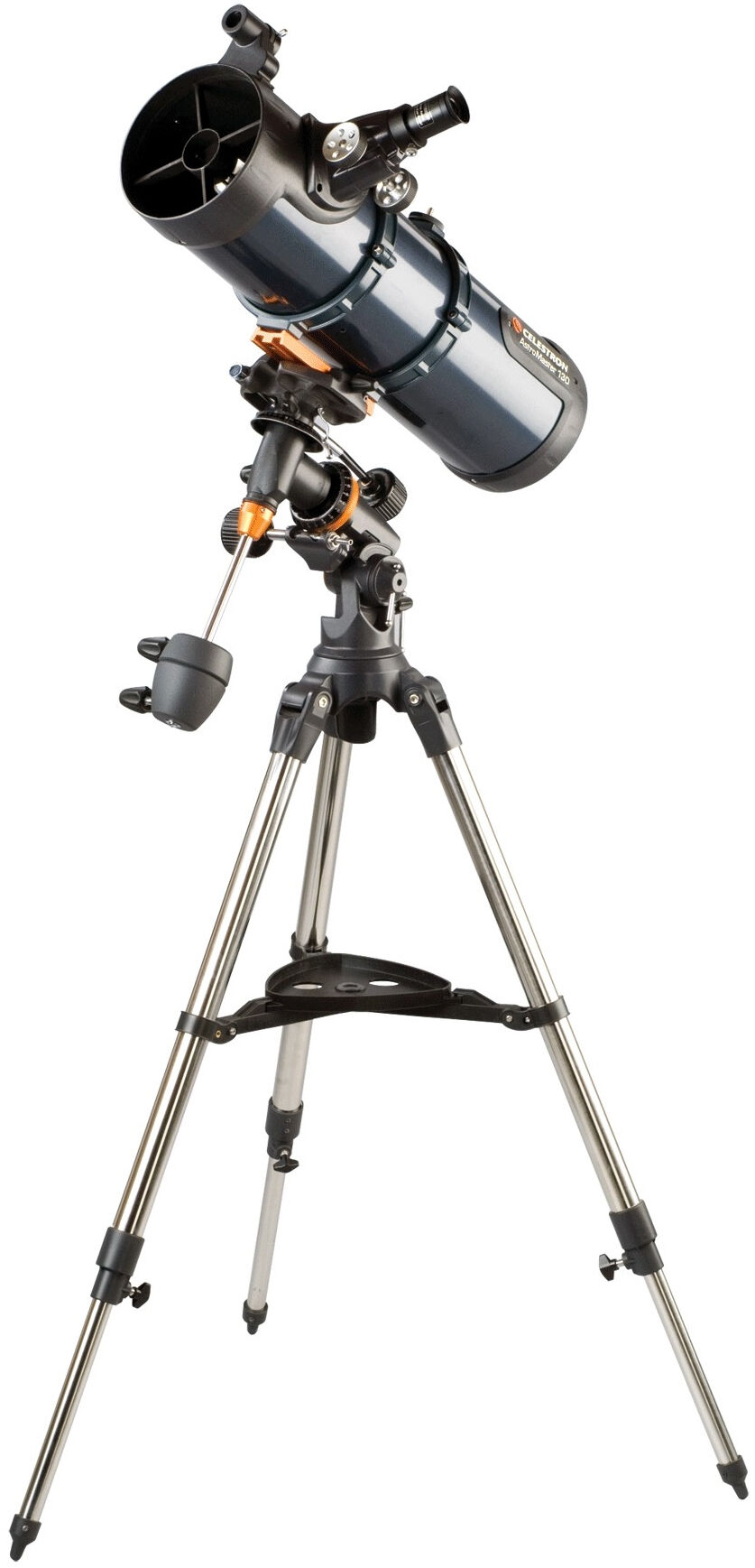 celestron telescopio  astromaster 130eq-md riflettore 307x blu [ce31051]