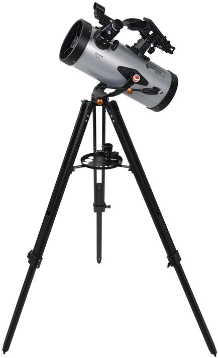 celestron telescopio  lt 127az riflettore 300x nero, argento