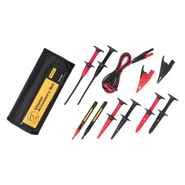 fluke tlk-225 suregrip master accessory set di cavi, sonde e clip prova