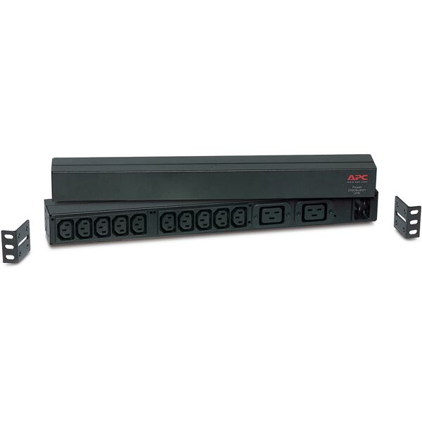 apc rack pdu basic 1 u 16a 230v unità di distribuzione dell'energia (pdu) 12 presa(e) ac 0u/1u nero [ap9559]