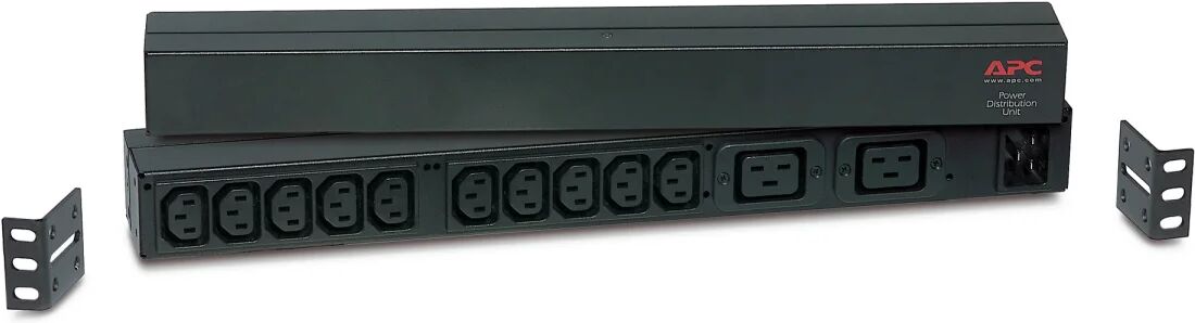 APC RACK PDU BASIC 1 U 16A 230V unità di distribuzione dell'energia (PDU) 12 presa(e) AC 0U/1U Nero [AP9559]