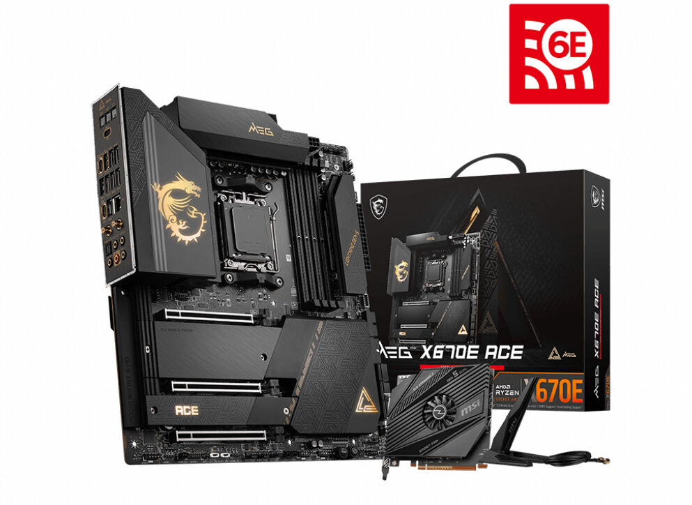 MSI MEG X670E ACE scheda madre AMD X670 Presa di corrente AM5 ATX esteso [7D69-005R]