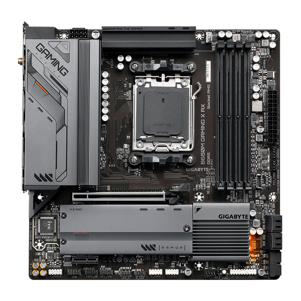 Gigabyte B650M GAMING X AX scheda madre AMD B650 Presa di corrente AM5 micro ATX [B650M AX]