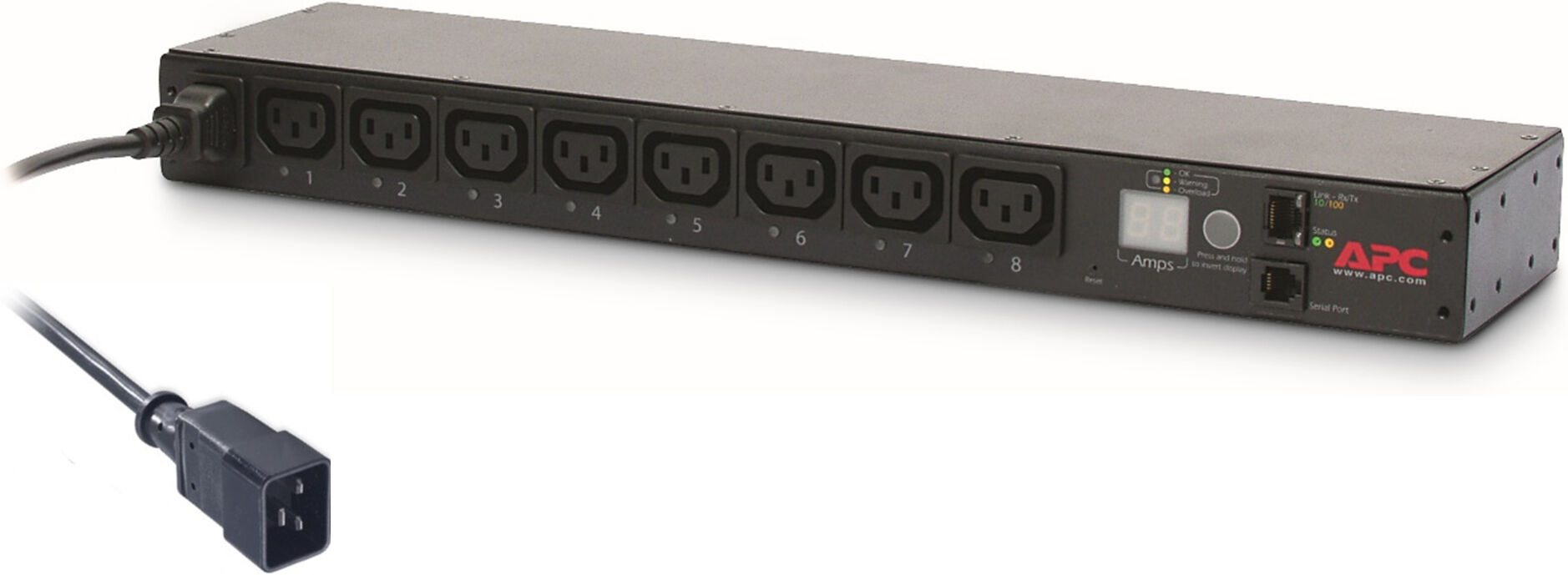 APC AP7921B unità di distribuzione dell'energia (PDU) 8 presa(e) AC 0U/1U Nero [AP7921B]