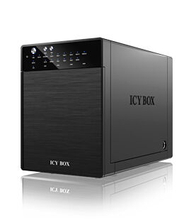 icy box box per hd esterno  ib-rd3640su3 custodia disco rigido (hdd) nero 3.5 [20641]