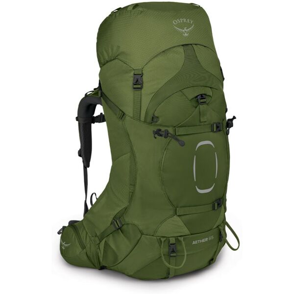 osprey aether 65 l zaino zaino da viaggio verde nylon [os1-042/432/s/m]