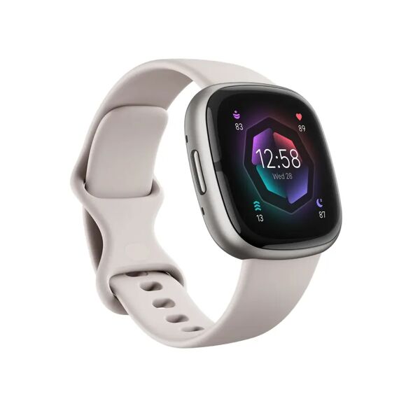 fitbit smartwatch  sense 2 digitale touch screen alluminio gps (satellitare) [fb521srwt]
