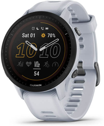 garmin smartwatch  forerunner 955 3,3 cm (1.3) mip digitale 260 x pixel touch screen bianco wi-fi gps (satellitare) [010-02638-21]