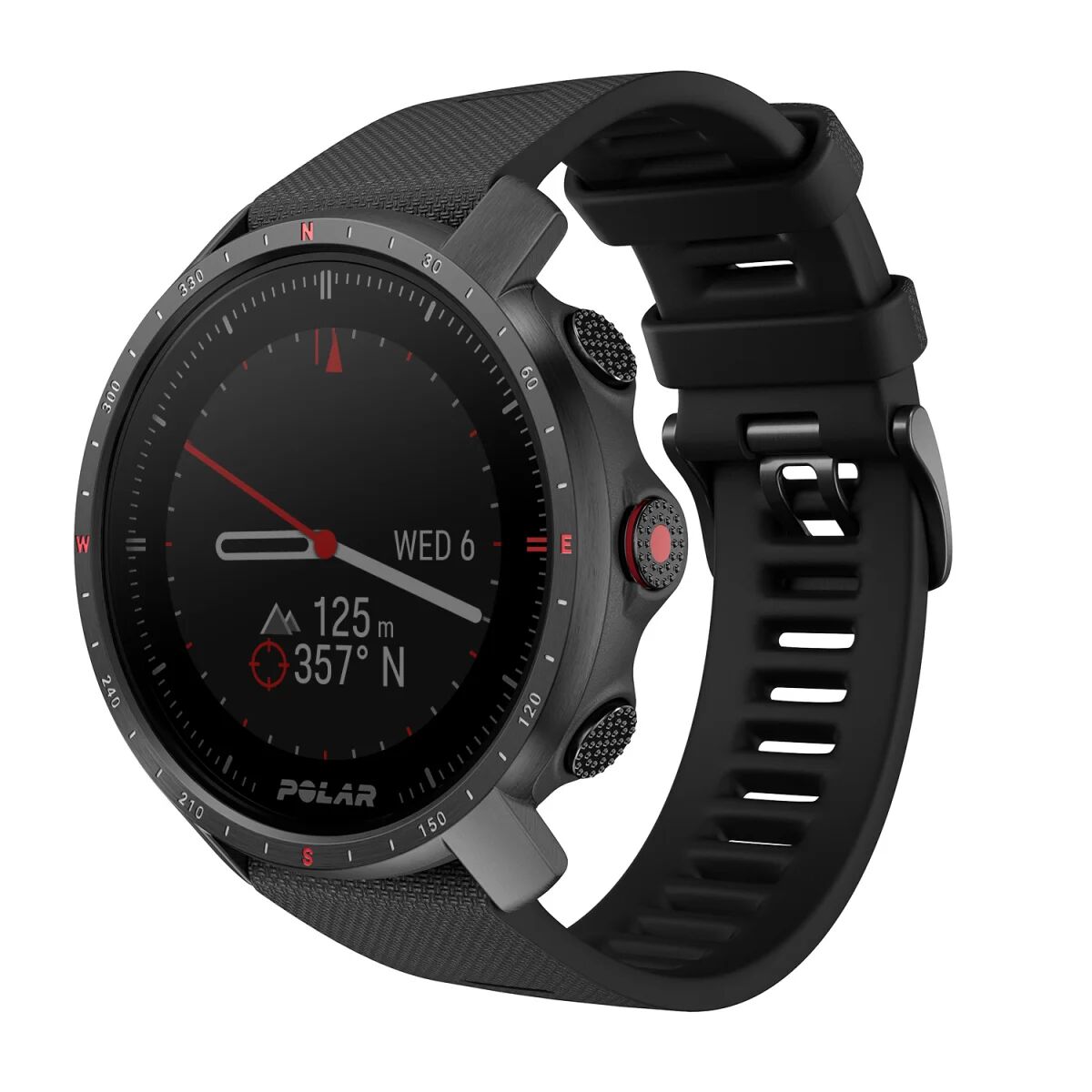 Polar Smartwatch  Grit X Pro 3,05 cm (1.2") MIP 47 mm Digitale 240 x Pixel Touch screen Nero GPS (satellitare) [90085773]