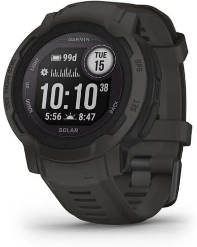 Garmin Smartwatch  Instinct 2 Solar 2,29 cm (0.9") MIP 45 mm Digitale 176 x Pixel Grafite GPS (satellitare) [010-02627-00]