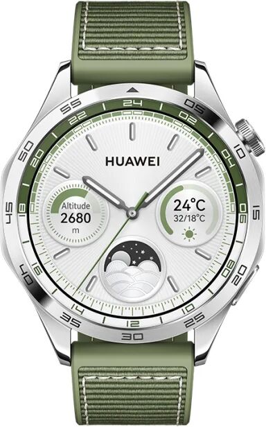 Huawei Smartwatch  WATCH GT 4 3,63 cm (1.43") AMOLED 46 mm Digitale 466 x Pixel Acciaio inossidabile Wi-Fi GPS (satellitare) [55020BGV]