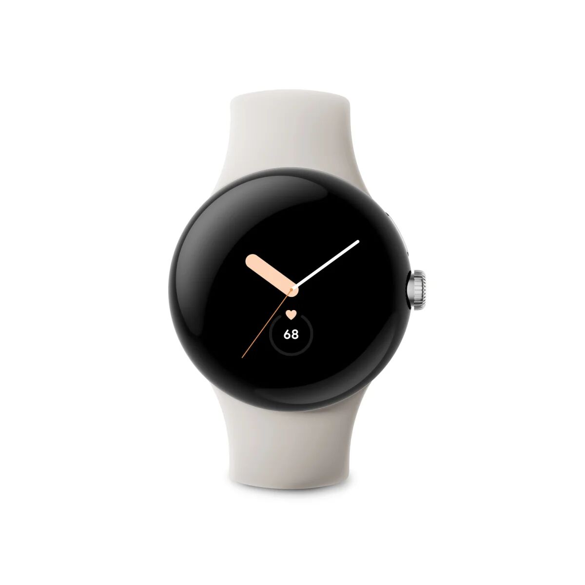 Google Smartwatch  Pixel Watch AMOLED 41 mm Digitale Touch screen 4G Argento Wi-Fi GPS (satellitare) [7762996]