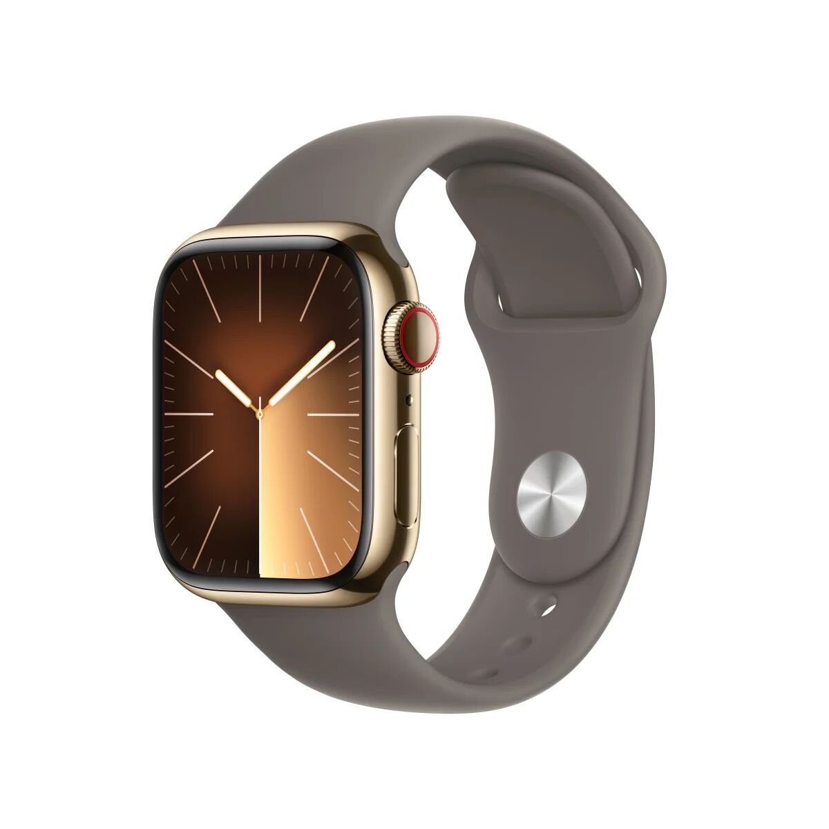 Apple Smartwatch  Watch Series 9 41 mm Digitale 352 x 430 Pixel Touch screen 4G Oro Wi-Fi GPS (satellitare) [MRJ63QF/A]