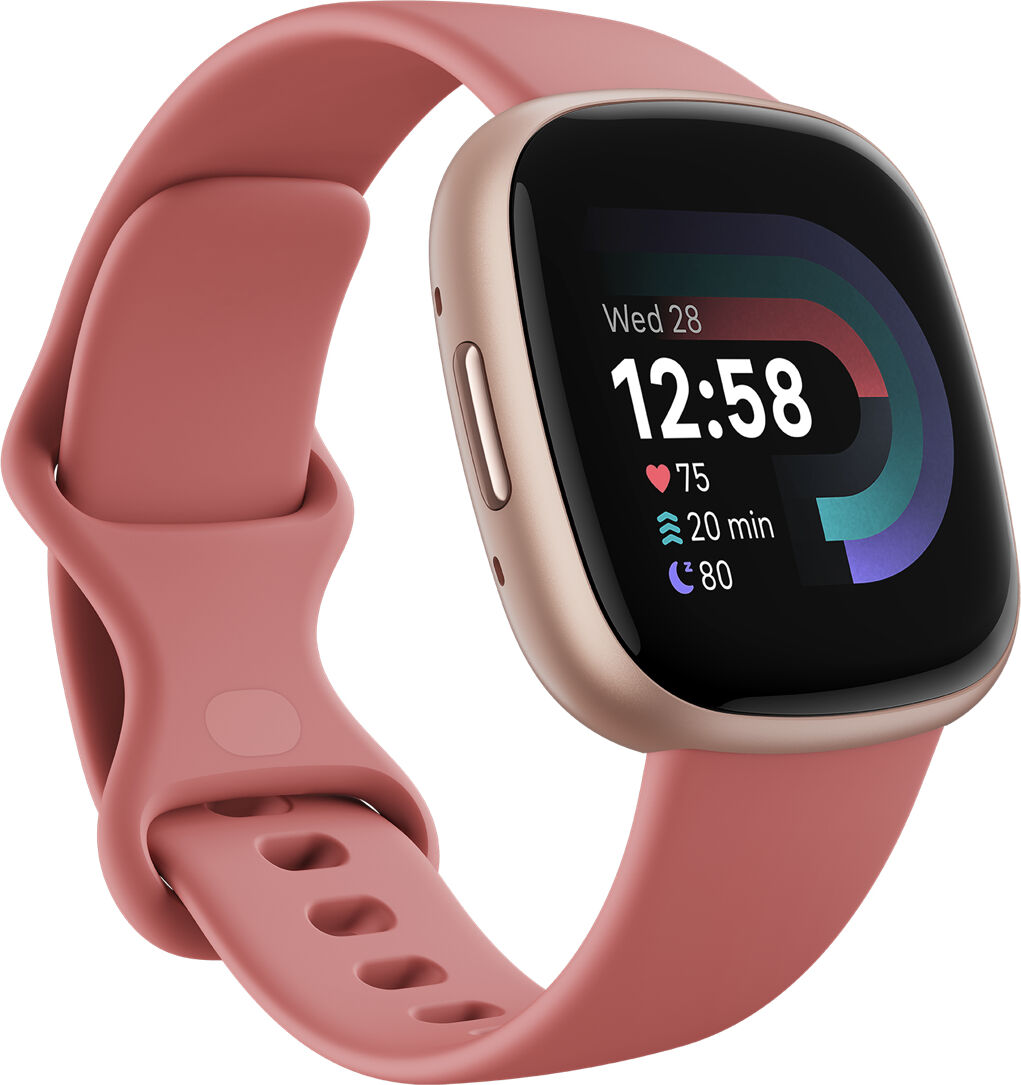 Fitbit Smartwatch  Versa 4 Digitale Touch screen Rosa GPS (satellitare) [FB523RGRW]