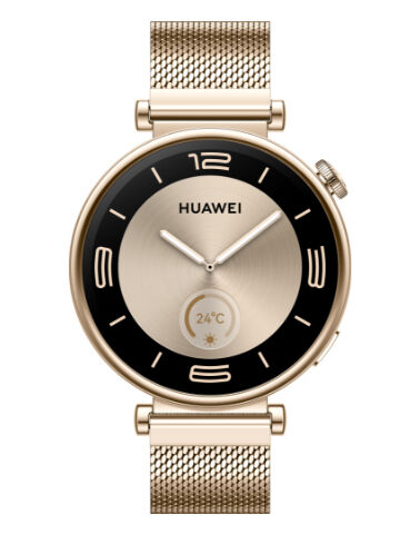 Huawei Smartwatch  GT 4 3,35 cm (1.32") AMOLED 41 mm Digitale 466 x Pixel Oro Wi-Fi GPS (satellitare) [40-56-6075]