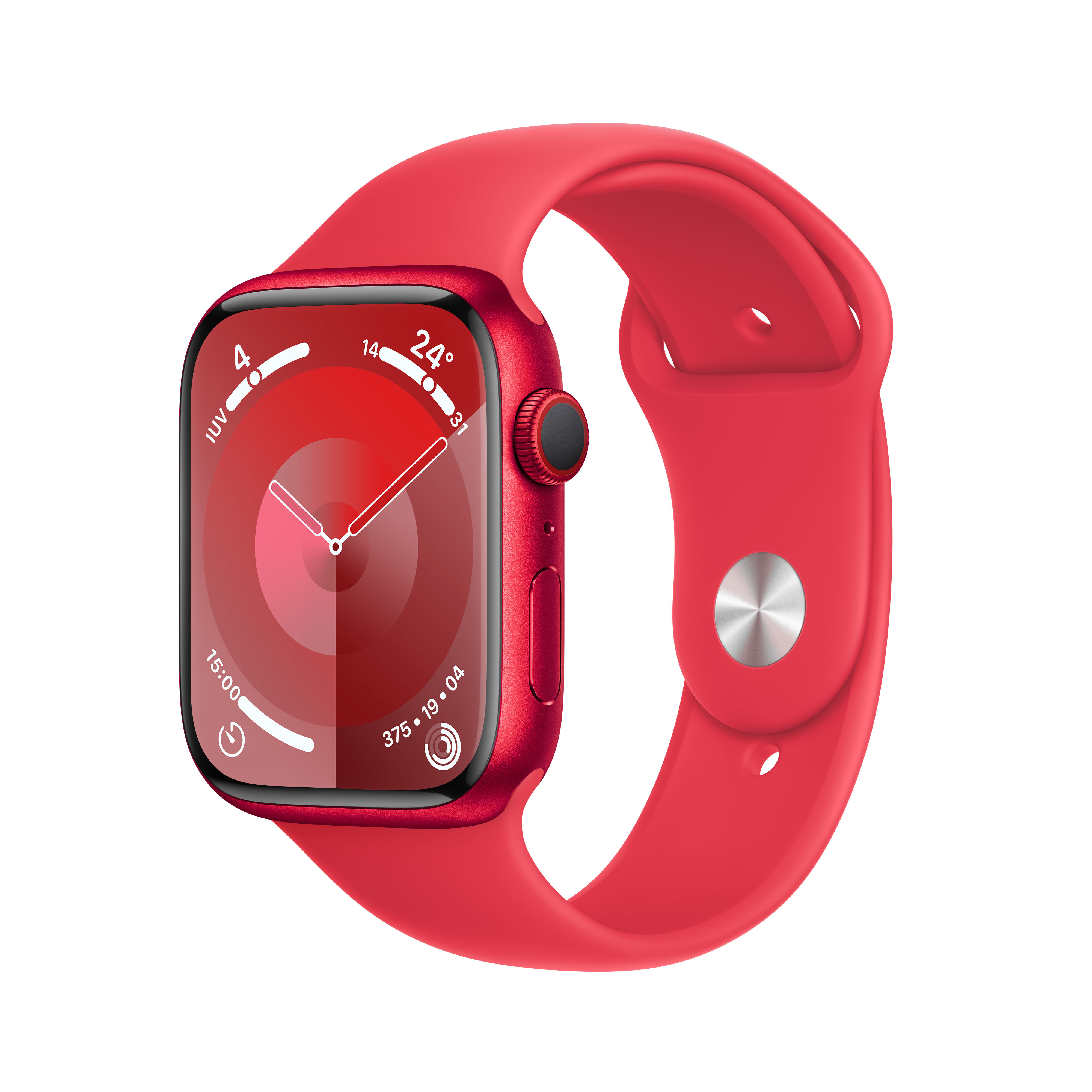 Apple Smartwatch  Watch Series 9 45 mm Digitale 396 x 484 Pixel Touch screen 4G Rosso Wi-Fi GPS (satellitare) [MRYE3QF/A]