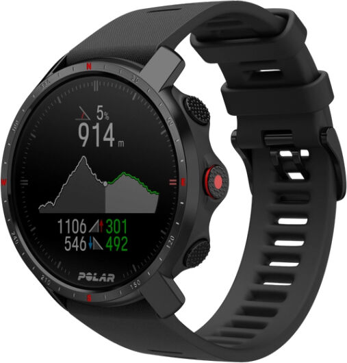 Polar Smartwatch  Grit X Pro Titan 3,05 cm (1.2") MIP 47 mm Digitale 240 x Pixel Touch screen Nero GPS (satellitare) [90085777]