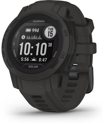 Garmin Smartwatch  Instinct 2S Solar 2,01 cm (0.79") MIP 40 mm Digitale 156 x Pixel Grafite GPS (satellitare) [010-02564-00]