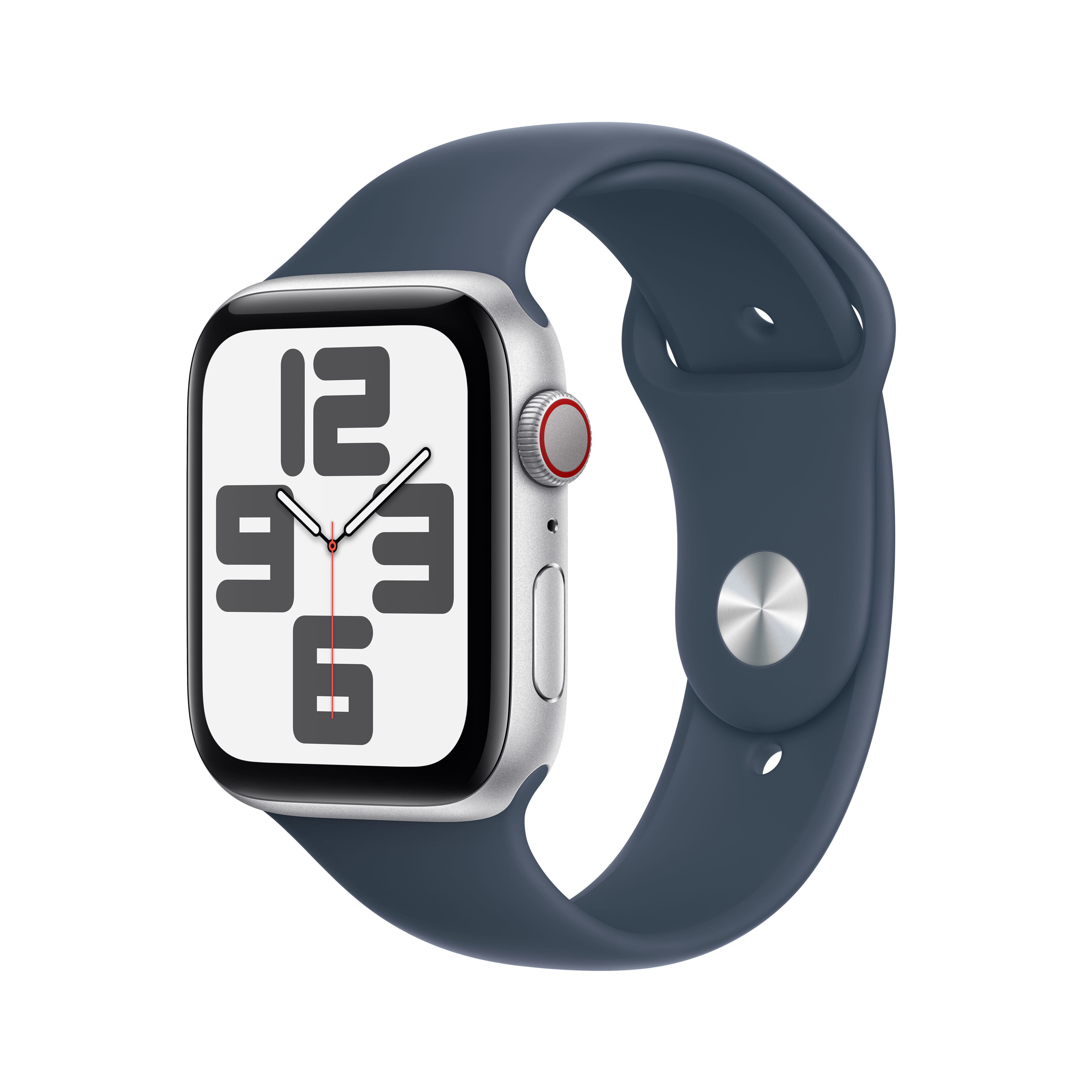 Apple Smartwatch  Watch SE OLED 44 mm Digitale 368 x 448 Pixel Touch screen 4G Argento Wi-Fi GPS (satellitare) [MRHJ3QF/A]