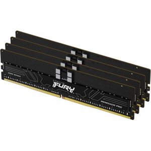 Kingston Memoria  FURY 128GB 6000MT/s DDR5 ECC Reg CL32 DIMM (Kit da 4) Renegade Pro EXPO [KF560R32RBEK4-128]