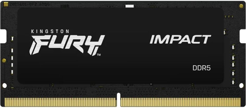 Kingston Memoria  FURY 64 GB 5600 MT/s DDR5 CL40 SODIMM (Kit da 2) Impact PnP [KF556S40IBK2-64]