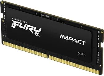 Kingston Memoria  FURY 64 GB 4800 MT/s DDR5 CL38 SODIMM (Kit da 2) Impact [KF548S38IBK2-64]