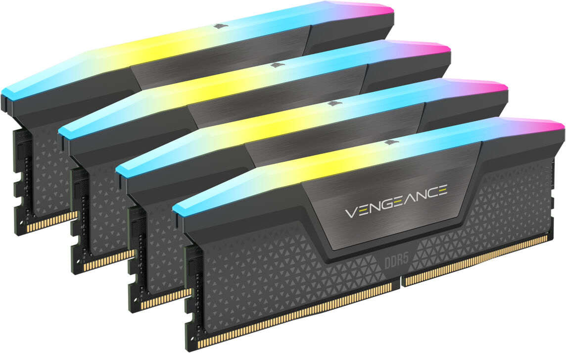 Corsair Vengeance RGB CMH64GX5M4B5600Z36 memoria 64 GB 4 x 16 DDR5 5600 MHz [CMH64GX5M4B5600Z36]