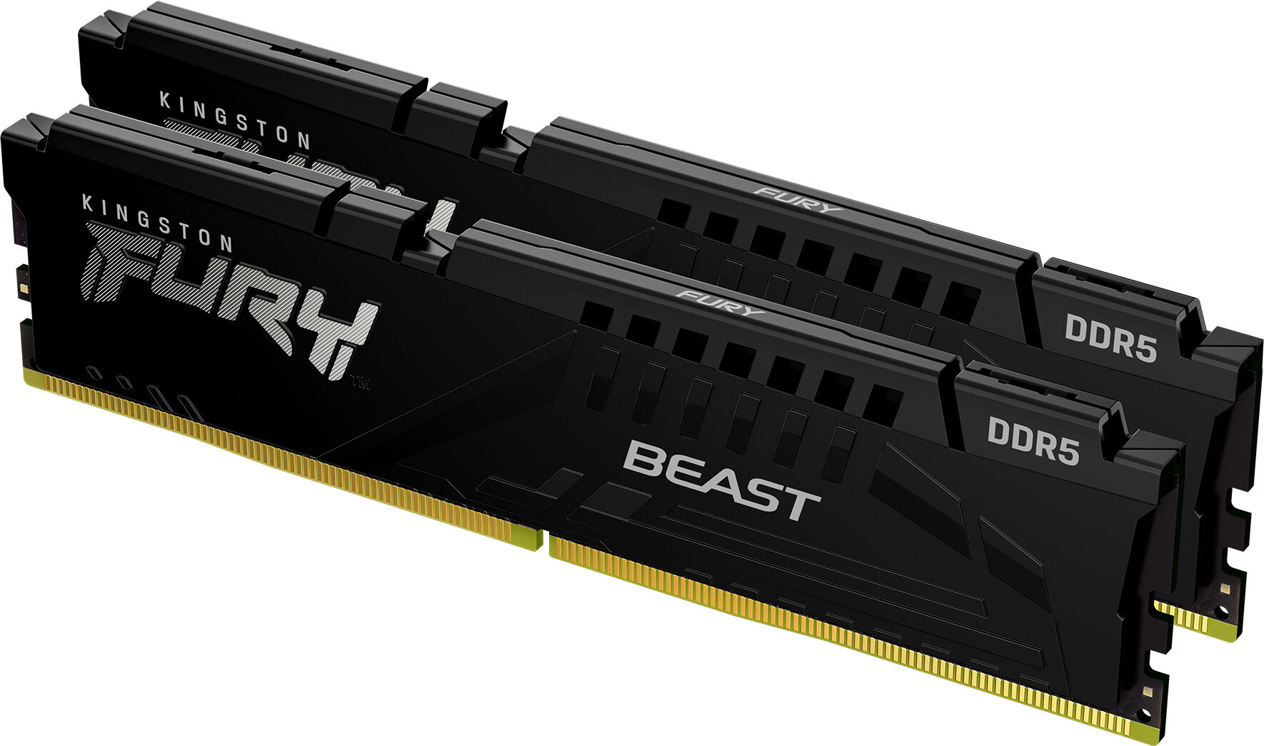 Kingston Memoria  FURY Beast 64 GB 5600 MT/s DDR5 CL36 DIMM (Kit da 2) Black EXPO [KF556C36BBEK2-64]