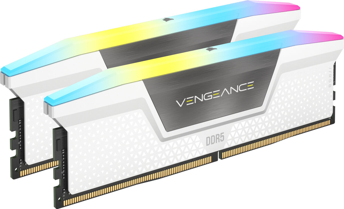 Corsair Vengeance RGB memoria 64 GB 2 x 32 DDR5 5200 MHz [CMH64GX5M2B5200C40W]