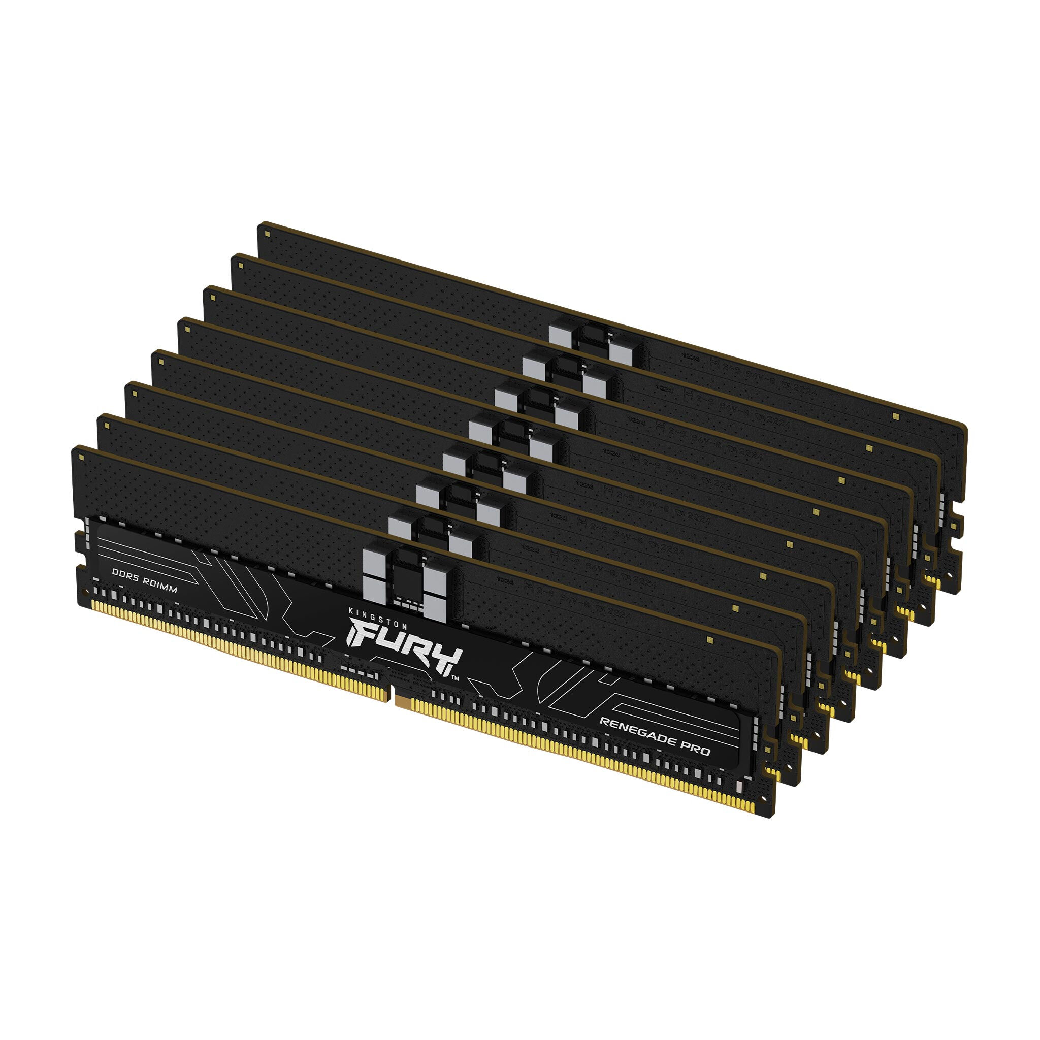 Kingston Memoria  FURY 128GB 6000MT/s DDR5 ECC Reg CL32 DIMM (Kit da 8) Renegade Pro XMP [KF560R32RBK8-128]