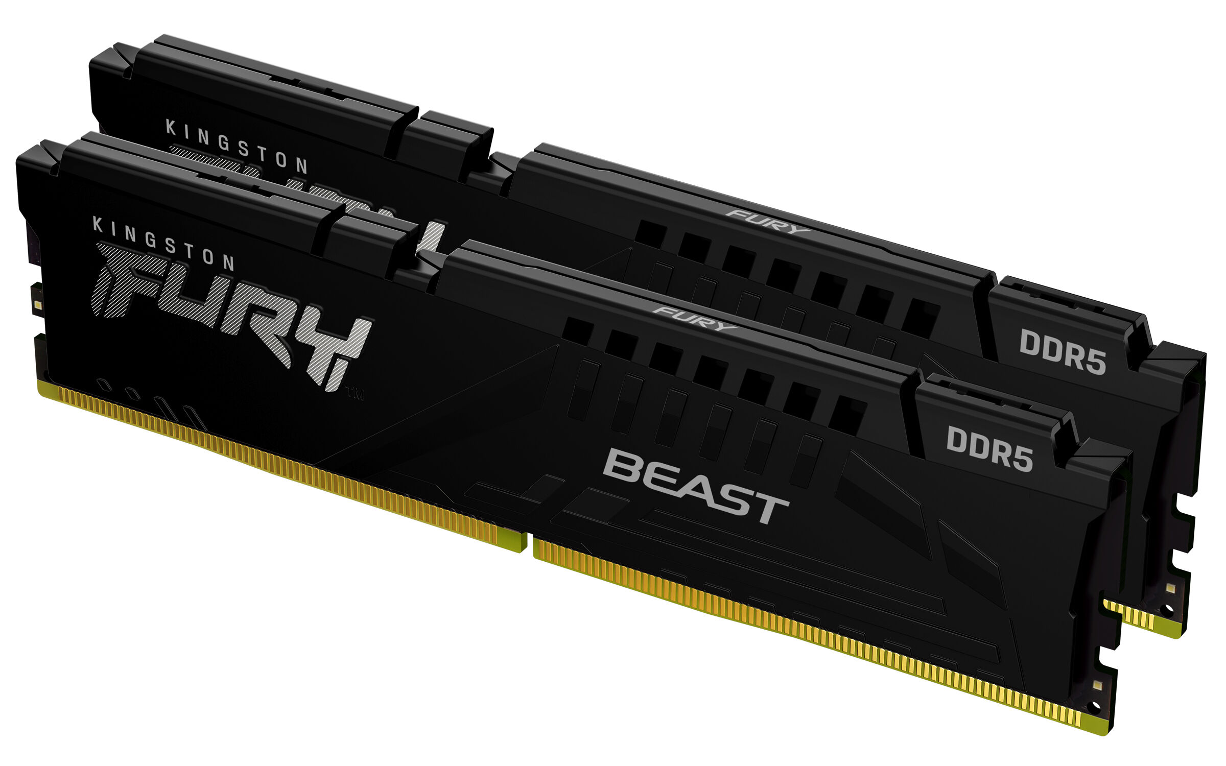 Kingston Memoria  FURY 64 GB 5200 MT/s DDR5 CL40 DIMM (Kit da 2) Beast Black [KF552C40BBK2-64]