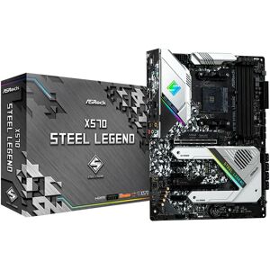 ASRock Scheda madre  X570 Steel Legend AMD Socket AM4 ATX [90-MXBAR0-A0UAYZ]